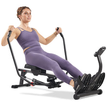 Load image into Gallery viewer, Sunny Health & Fitness Smart Compact Full Motion Rowing Machine
