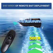 Load image into Gallery viewer, Bait Boat, RC Bait Boat, 546-Yard Range Remote Control, 4.4lb Loading Capacity, Dual Motor & Battery System