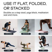 Load image into Gallery viewer, Stakt The Original Foldable Yoga Mat, Premium Foldable Exercise & Workout Mat with Non-Slip Surface, Lightweight Portable for Studio or Home Use, As Seen on Shark Tank - Iron