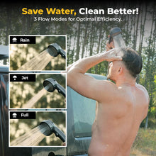 Load image into Gallery viewer, BougeRV Portable Propane Water Heater Built-in Battery Outdoor Shower, Camp