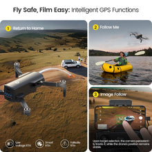 Load image into Gallery viewer, Holy Stone GPS Drone with 4K UHD Camera for Adults Beginner; HS360S 249g Foldable FPV RC Quadcopter with 10000 Feet Control Range, Brushless Motor, Follow Me, Smart Return Home, 5G Transmission