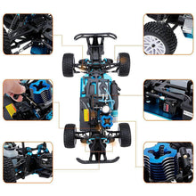 Load image into Gallery viewer, 1/10 Nitro RC Truck for Adult Two Speed RC Car Rock Crawler 4WD Remote Control Car Nitro Gas Power Off Road