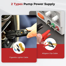Load image into Gallery viewer, CAMPLUX ENJOY OUTDOOR LIFE 1.32 GPM Outdoor Portable Propane Tankless Water Heater with 1.2 GPM Water Pump Kits, Gray