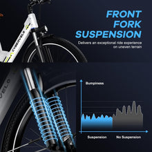 Load image into Gallery viewer, Cybervelo 1000 Peak Electric Bike for Adults,up 80 Miles Removable Battery Ebike, 26" Electric E Bike with 7-Speed