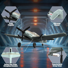 Load image into Gallery viewer, RC Plane 3 Channel Remote Control Airplane Fighter Toys, 2.4GHz 6-axis Gyro Stabilizer RTF Glider Aircraft Plane, Easy to Fly