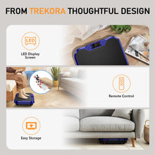 Load image into Gallery viewer, Trekora Vibration Plate Exercise Machine, Vibrating Fitness Platform for Lymphatic Drainage, Full Body Shaker Workout Equipment, Vibrate Fitness Platform for Home Women Men Exercise Gym (Blue)