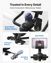 Load image into Gallery viewer, Merach Exercise Bike, Brake Pad/Magnetic Stationary Bike with Exclusive App- Black