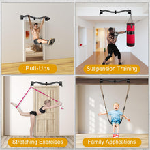 Load image into Gallery viewer, Kipika Heavy Duty Wall Mounted Pull Up Bar (32" M Type & Foam-padded Handles)