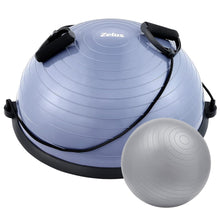 Load image into Gallery viewer, ZELUS Balance Ball Trainer with Resistance Bands and Foot Pump, Inflatable Yoga Ball , 330lb Cap (Dutch blue)
