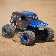 Load image into Gallery viewer, 1/18 Mini LMT Son Digger 2S 4X4 RTR Brushed Monster Truck Battery & Charger Included Blue LOS01026T2