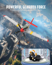 Load image into Gallery viewer, RC Plane, 4 Channel Remote Control Airplane Fighter RTF with 6-Axis Gyro, 3 Modes & Aerobatics