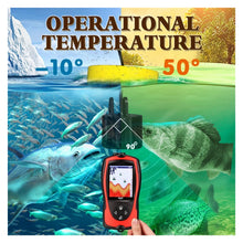 Load image into Gallery viewer, FF1108-1CLA 100M/300FT Portable Wireless Sonar Fish Finder Depth Detection