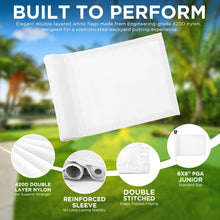 Load image into Gallery viewer, KINGTOP 3 ft White Golf Flagstick Sets with White Flags for Greens, 2 Pack