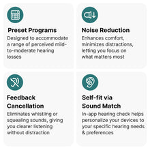 Load image into Gallery viewer, EARGO Eargo SE Self-Fitting FDA-Cleared OTC Adult Hearing Aids - Onyx