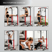 Load image into Gallery viewer, Trlakepreble Power Tower Pull Up Bar,Height Adjustable Multi-functional Home Strength Training Gym