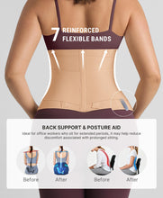 Load image into Gallery viewer, FeelinGirl Women’s Waist Cincher Belt Corset - Lightweight Khaki XXL