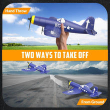 Load image into Gallery viewer, RC Plane 3 Channel Remote Control Airplane Fighter Toys, 2.4GHz 6-axis Gyro Stabilizer RTF Glider Aircraft Plane, Easy to Fly