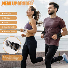 Load image into Gallery viewer, BECOJADDE Ankle Weights Set of 2 (2 lb Each) Adjustable Wrist Weights -Beige