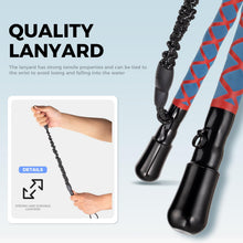 Load image into Gallery viewer, FISHAPPY Fishing Gaff Saltwater Fish Gaff with S316 Stainless Steel Fishing Hook Carbon Fiber Fishing Gaff 4'8''/ 7' (Blue 7' Gaff - 4'' Hook)