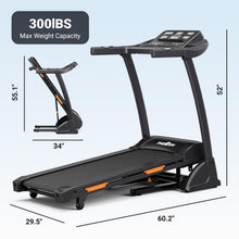Load image into Gallery viewer, THERUN Incline Treadmill - Carbon Black- Speaker