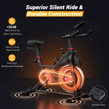 Load image into Gallery viewer, NEWBULIG Exercise Bike with APP, Stationary Bikes for Home-Black Red