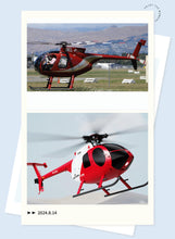 Load image into Gallery viewer, Remote Control Helicopter Aircraft Add Optical Flow Positioning 1/28 Scale RC Heli Maintain Altitude Hover RTF US Rescue Helicopter RTF 2Batteries
