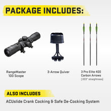 Load image into Gallery viewer, TenPoint Turbo X Crossbow, Moss Green - 415 FPS - Equipped with 100-Yard RangeMaster Scope, ACUslide Cocking & De-Cocking System + S2 Trigger