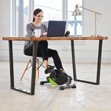 Load image into Gallery viewer, Stamina Wirk Under Desk Exercise Bike - Black/Green