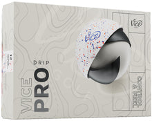 Load image into Gallery viewer, Vice Pro Golf Balls (2025 Model) (Red/Blue Drip)