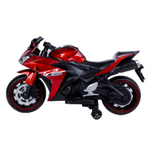 Load image into Gallery viewer, Kid Motorcycle, Kids Electric Motorcycle with Training Wheels, Ride On Motorbike (Red)