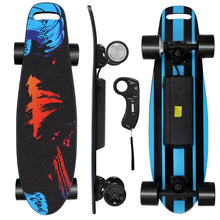 Load image into Gallery viewer, Electric Skateboard with 350W Motor, 27" Eboard with Remote Control, 4 Modes Max 10Mph, 8 Layers Deck, Electric Skateboards
