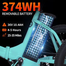 Load image into Gallery viewer, Electric Tricycle for Adults,20" Folding Electric Trike,3 Wheels Electric Bicycle Bikes, 350W Step-Thru