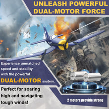 Load image into Gallery viewer, ANBURI RC Plane, F4U Remote Control Airplane, 2.4GHz 3 Channel Fighter with 6 Axis