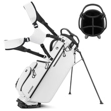 Load image into Gallery viewer, RIOROO 5 Way Golf Stand Bag with Full Length Dividers, Lightweight Golf Bag with Rain Cover, 6 Zippered Pockets & Cooler Bag, Breathable Straps
