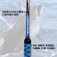 Load image into Gallery viewer, Fiblink Fishing Gaff Portable Fish Gaff with Stainless Steel Fishing Hook,Non-Slip Grip Handle and Fiberglass Shaft for Saltwater Offshore 3'/5'/6' (Length: 6')