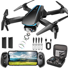 Load image into Gallery viewer, Drone with Camera - Drones for Adults, with 2 Batteries, Carrying Case, Propellers, 1080P HD Foldable Drone with Stable Hover