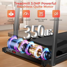 Load image into Gallery viewer, AXONFIT Treadmills for Home - Black