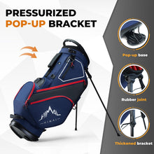 Load image into Gallery viewer, uniHimal 14-Way Golf Stand Bag, Lightweight Golf Bag for Men Navy Blue