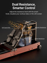 Load image into Gallery viewer, KINGSMITH Magnetic/Water Row Machine - Red Oak