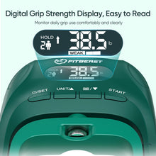 Load image into Gallery viewer, FitBeast Grip Strength Trainer Kit, Digital Grip Strength Tester with Adjustable Hand Gripper Strengthener & Soft Stress Ball for Daily Hand Recovery (Essential 3-in-1 Kit)