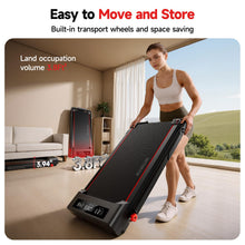 Load image into Gallery viewer, RHYTHM FUN Treadmill with Incline - Black Red