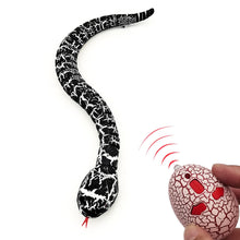 Load image into Gallery viewer, Realistic Remote Control Snake RC Animal Toy Crawling Electric Electronic Battery Powered Honored (Black)