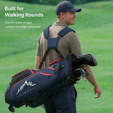 Load image into Gallery viewer, GoHimal Lightweight 14-Way Golf Stand Bag for Men & Women Dark Blue