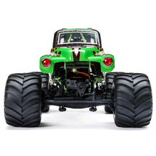 Load image into Gallery viewer, 1/18 Mini LMT Grave Digger 2S 4X4 RTR Brushed Monster Truck Battery & Charger Included Green LOS01026T1