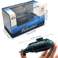 Load image into Gallery viewer, Mini RC Nuclear Submarine Toy Remote Control Boat Electric Dive Fish Water Tank Kids Gifts (Blue)