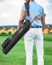Load image into Gallery viewer, RIOROO Golf Stand Bag, Lightweight Par 3 Golf Bag Holds Up to 7 Clubs with Two Way Dividers Cooler Pocket Shoulder Strap and Multiple Storage Pockets for Men and Women
