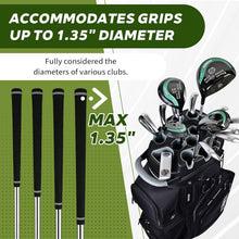 Load image into Gallery viewer, TUMMOCK Golf Cart Bag, 14-Way Top Divider with Multiple Storage Pockets, Handles and Rain Cover, Lightweight & Durable Golf Bag for Men, Cart-Friendly Design (Khaki)