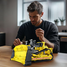 Load image into Gallery viewer, Bulldozer Building Set, APP Remote Control Loader RC Bulldozer Construction Toy with 2.4GHz Multi-Player Mode 22001