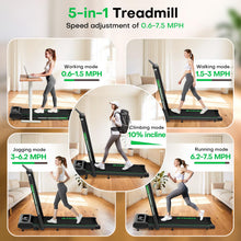 Load image into Gallery viewer, FOUSAE 5 in 1 Foldable Treadmill