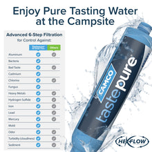 Load image into Gallery viewer, Camco Tastepure RV Water Filter 2-pk - GAC & KDF Filtration-Made in the USA